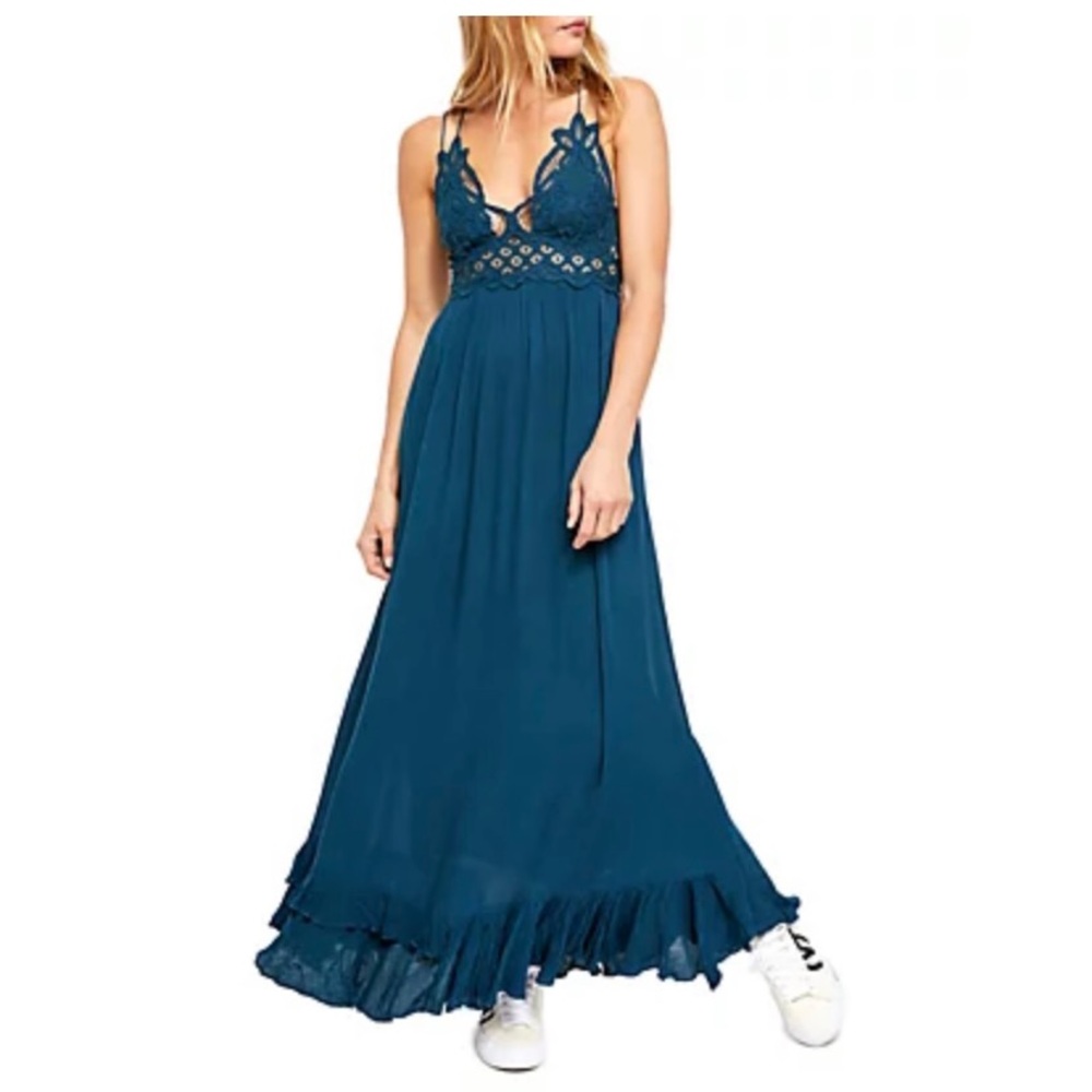 Free People Adella Maxi Slip Dress